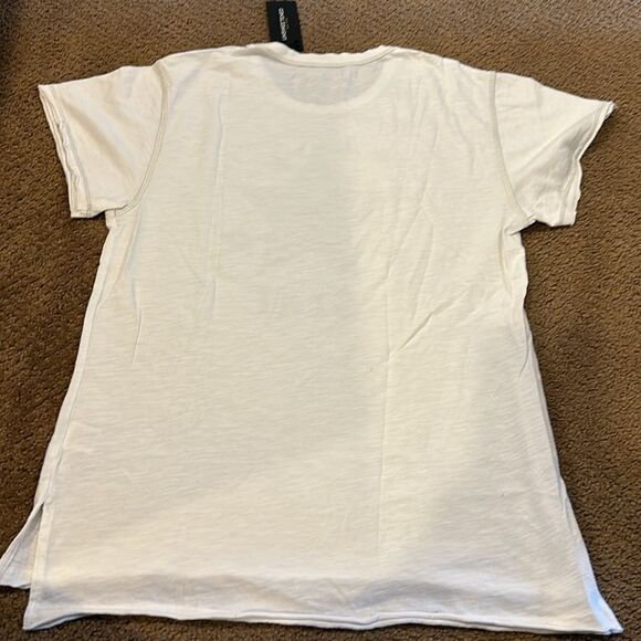 Unsweetened Women’s White T-Shirt with Leopard Stars - Picture 7 of 7